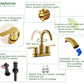 4 Inch Brushed Gold Bathroom Faucet
