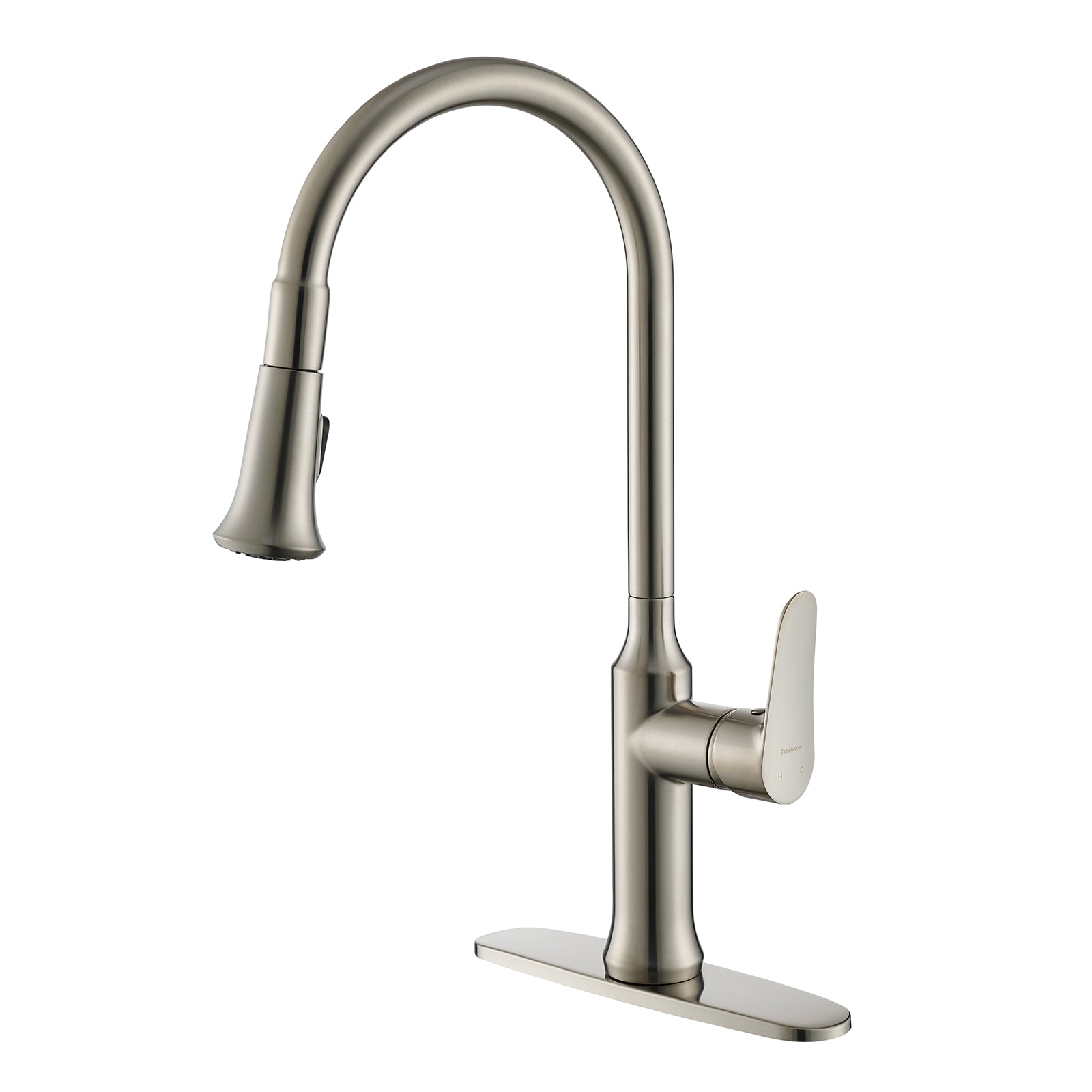 Kitchen Faucet With Pull Down Sprayer – Brushed Nickel, High Arc Single Handle, Fits 1 Or 3 Holes, For Farmhouse Camper Laundry RV Bar High Arc Single Handle Sink Faucet 1 Or 3 Hole Kitchen Faucet With Pull Down Sprayer – Brushed Nickel, High Arc Single Handle, Fits 1 Or 3 Holes, For Farmhouse Camper Laundry RV Bar High Arc Single Handle Sink Faucet 1 Or 3 Hole
