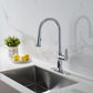 TimeArrow Chrome Single Handle Kitchen Faucet with Pull Down Sprayer and Deck Plate