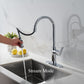 TimeArrow Chrome Single Handle Kitchen Faucet with Pull Down Sprayer and Deck Plate