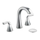 Bathroom Faucet for Sink 3 Hole, Chrome 8 Inch Widespread Bathroom Sink Faucets with Pop-up Drain and Supply Lines, Lavatory Vanity Faucets, TAF826-CP