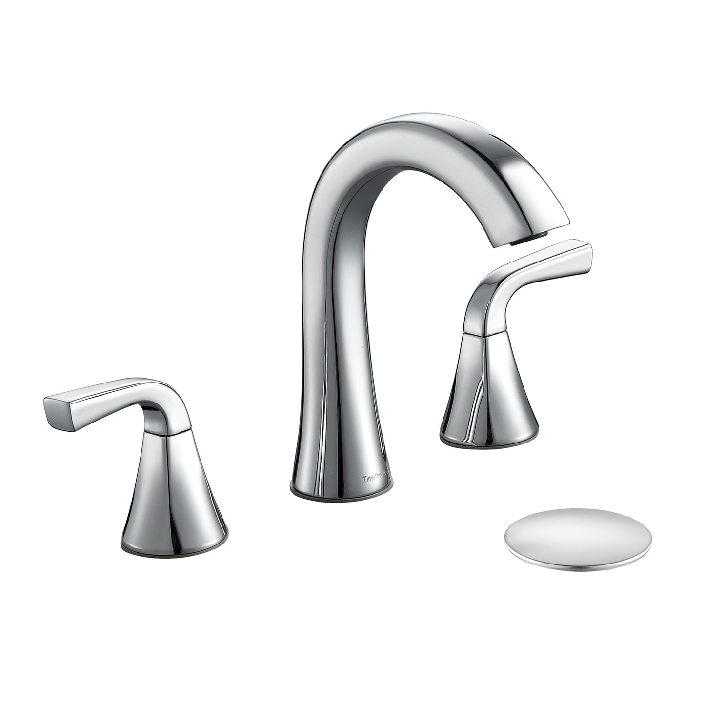 Bathroom Faucet for Sink 3 Hole, Chrome 8 Inch Widespread Bathroom Sink Faucets with Pop-up Drain and Supply Lines, Lavatory Vanity Faucets, TAF826-CP