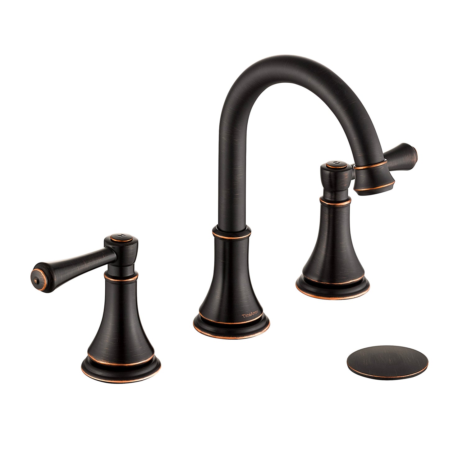 8 Inch Oil Rubbed Bronze Widespread Bathroom Sink Faucet