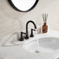 8 Inch Oil Rubbed Bronze Widespread Bathroom Sink Faucet