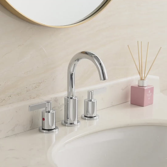 8 Inch Chrome Widespread Bathroom Faucet