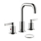 8 Inch Chrome Widespread Bathroom Faucet with Pop up Drain