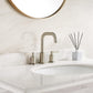 8 Inch Brushed Nickel Widespread Bathroom Faucet with Pop up Drain