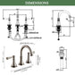 Brushed Nickel Widespread Bathroom Faucet
