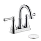 4 Inch Chrome Bathroom Centerset Faucet with Pop up Drain