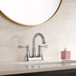 4 Inch Chrome Centerset Bathroom Faucet with Pop up Drain