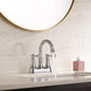 4 Inch Chrome Centerset Bathroom Faucet with Pop up Drain
