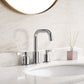 8 Inch Chrome Widespread Bathroom Faucet with Pop up Drain